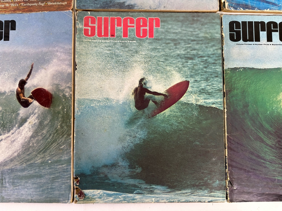 Eight Vintage Surfer Magazines From April-May Volume 4 - Volume 13 No. 3 [Photo 16]