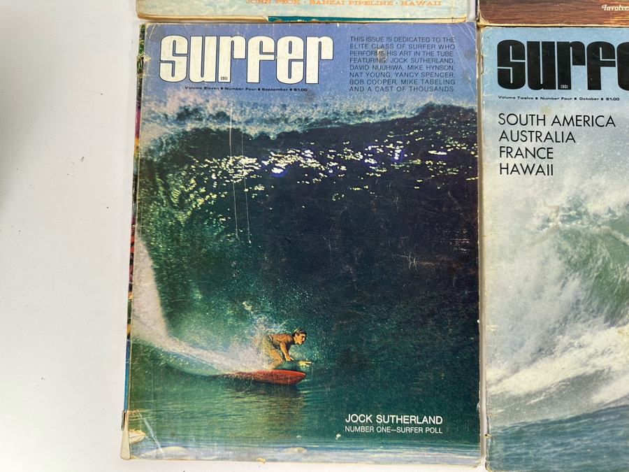 Eight Vintage Surfer Magazines From April-May Volume 4 - Volume 13 No. 3 [Photo 12]