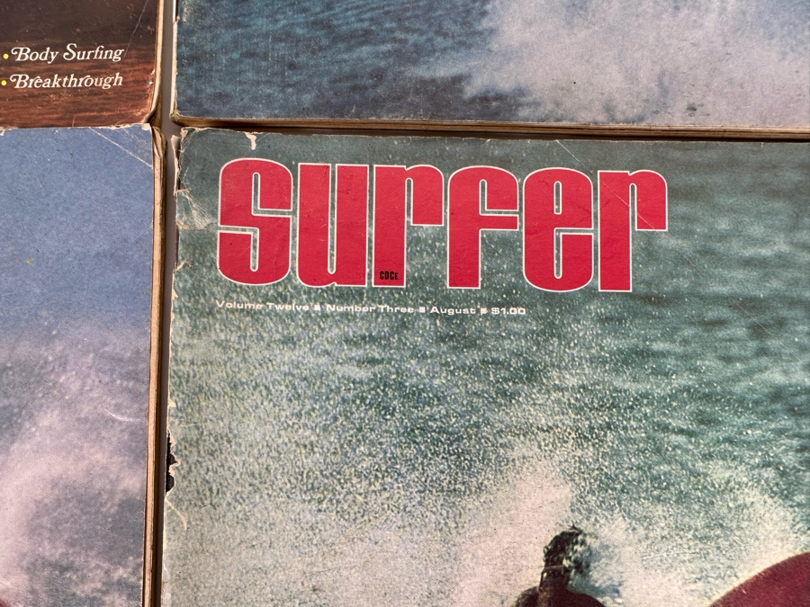 Eight Vintage Surfer Magazines From April-May Volume 4 - Volume 13 No. 3 [Photo 17]