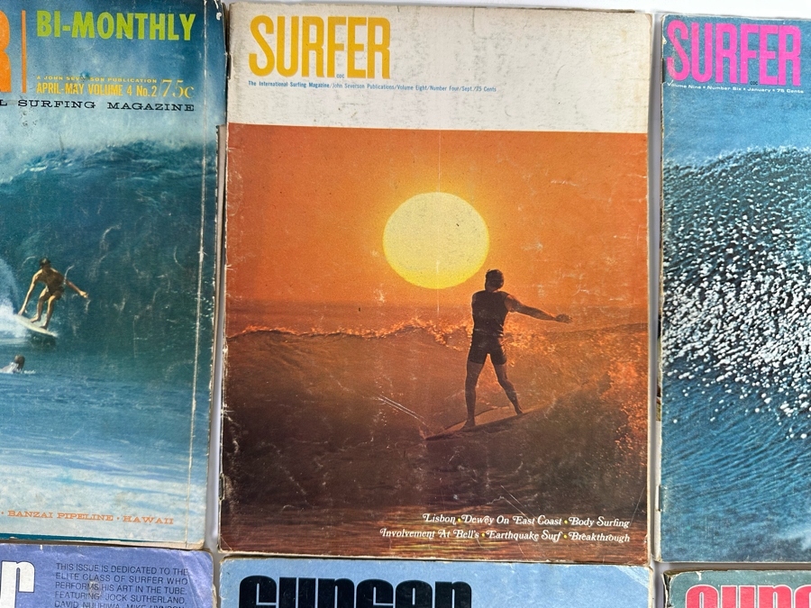 Eight Vintage Surfer Magazines From April-May Volume 4 - Volume 13 No. 3 [Photo 6]