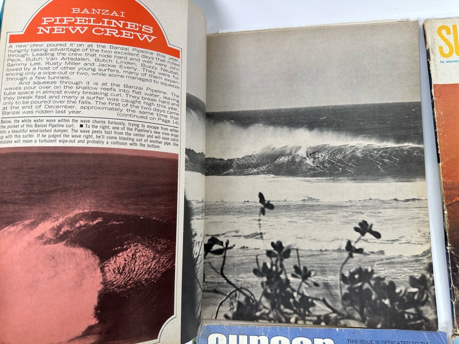 Eight Vintage Surfer Magazines From April-May Volume 4 - Volume 13 No. 3 [Photo 22]