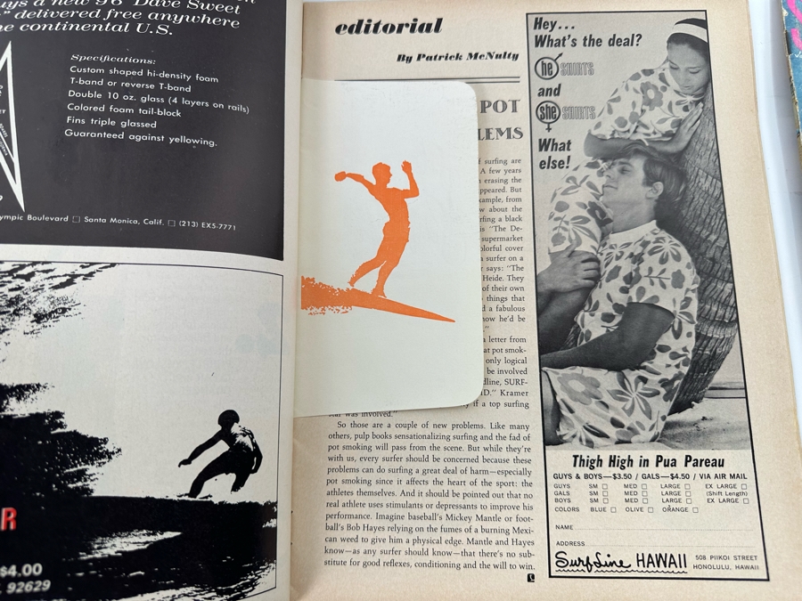 Eight Vintage Surfer Magazines From April-May Volume 4 - Volume 13 No. 3 [Photo 27]