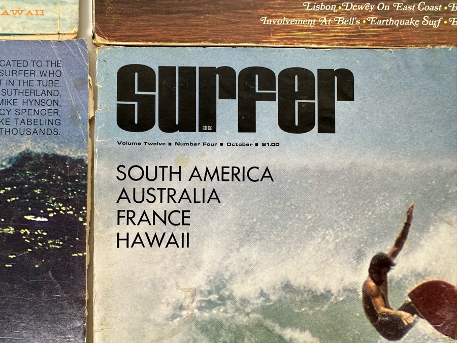 Eight Vintage Surfer Magazines From April-May Volume 4 - Volume 13 No. 3 [Photo 15]