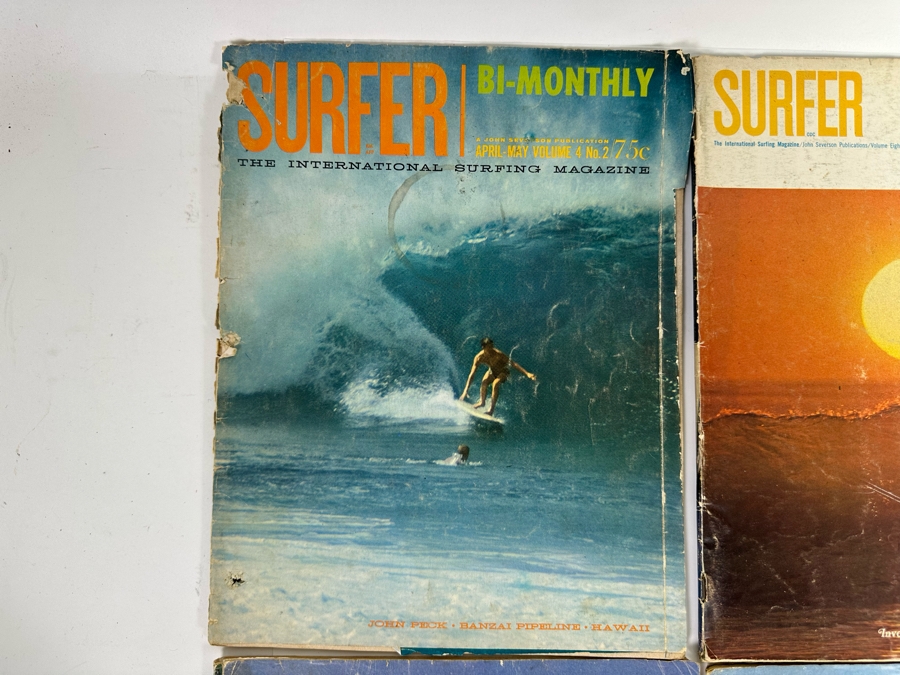 Eight Vintage Surfer Magazines From April-May Volume 4 - Volume 13 No. 3 [Photo 4]