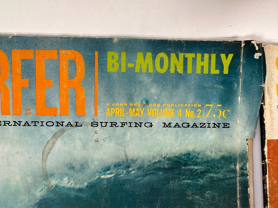 Eight Vintage Surfer Magazines From April-May Volume 4 - Volume 13 No. 3 [Photo 5]