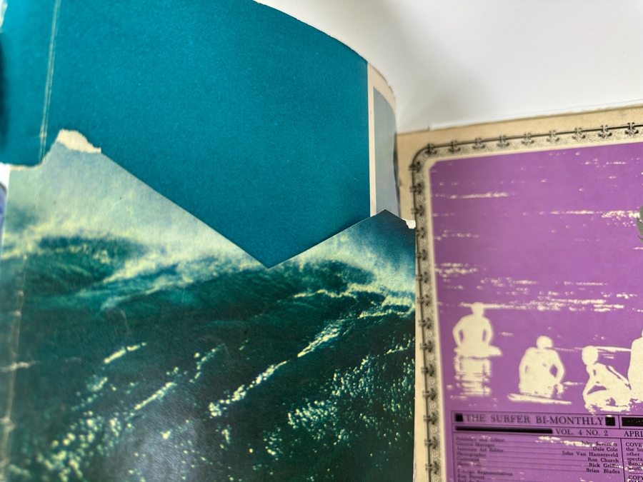 Eight Vintage Surfer Magazines From April-May Volume 4 - Volume 13 No. 3 [Photo 25]