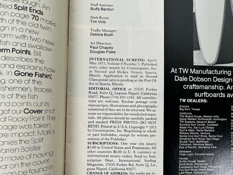 Surfing Yearbook 1963 And Three Surfing Illustrated Magazines (Walt Phillips) 1963, 1965 And 1973 [Photo 13]