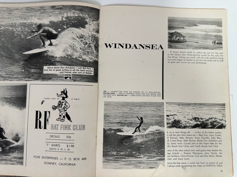 Surfing Yearbook 1963 And Three Surfing Illustrated Magazines (Walt Phillips) 1963, 1965 And 1973 [Photo 9]