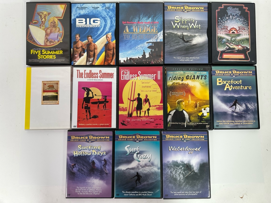 Collection Of Thirteen Surf Movies On Dvd [Photo 2]