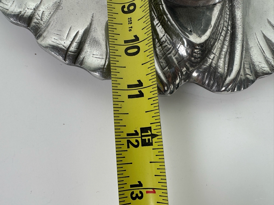 Vintage 1987 Arthur Court Elephant Handled Divided Dish 11.5W X 11D X 5H [Photo 8]