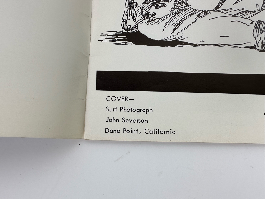 Vintage 1961 And 1964 The Surfer Yearbooks From Coronado Junior High School In San Diego Cover Featuring John Severson Surf Photograph [Photo 6]