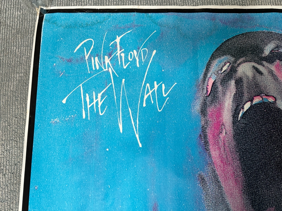 Gerald Scarfe Large Vintage Pink Floyd The Wall Screaming Head Rock Poster 57.5 X 40.5 [Photo 5]