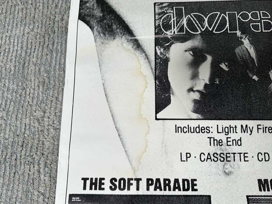The Doors Wea Records Warner Communications Co LP / Cassette / CD Albums Promotional Rock Poster 38 X 53 [Photo 9]