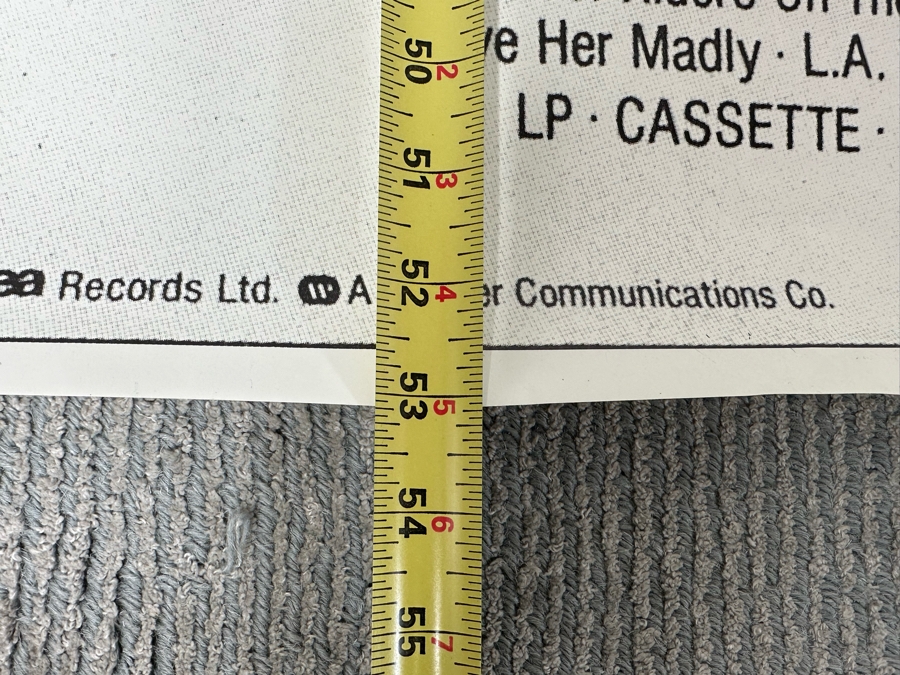 The Doors Wea Records Warner Communications Co LP / Cassette / CD Albums Promotional Rock Poster 38 X 53 [Photo 15]