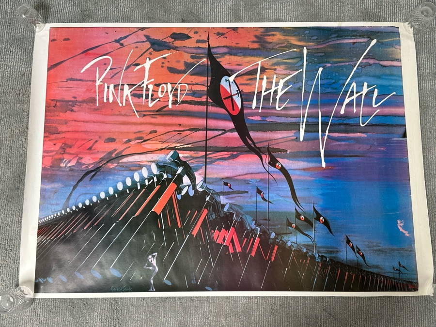 Gerald Scarfe Large Vintage Pink Floyd The Wall Rock Poster 53 X 38 [Photo 2]