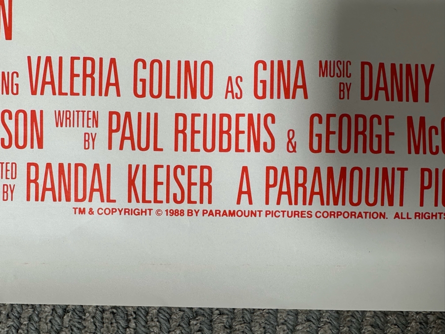 Big Top Pee Wee Pee-Wee Herman Movie Poster 27W X 40.5H [Photo 9]