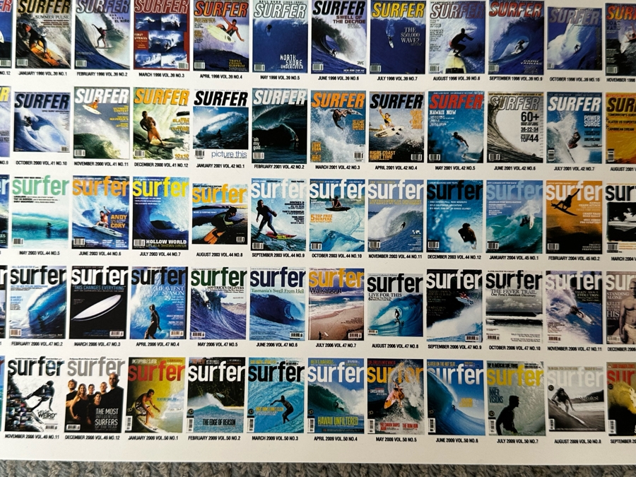 50 Years Of Surfer Magazine Poster 29.5 X 20.5 [Photo 14]