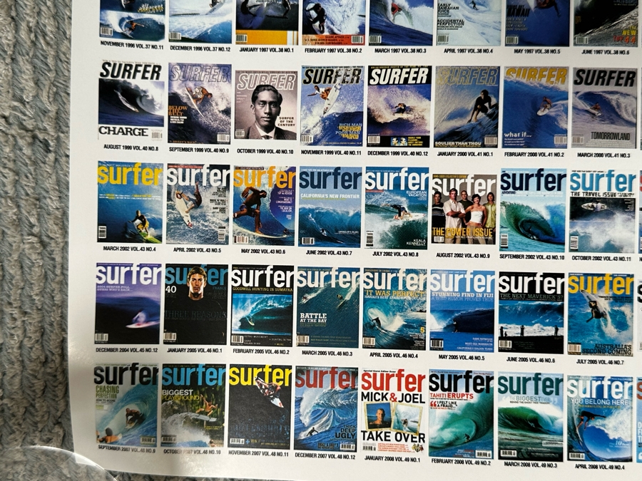 50 Years Of Surfer Magazine Poster 29.5 X 20.5 [Photo 12]