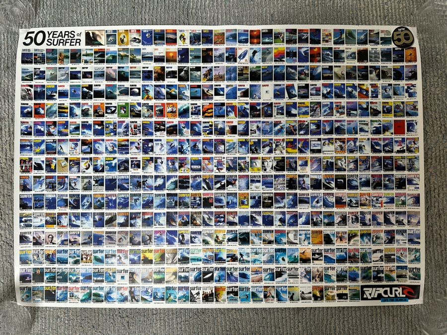 50 Years Of Surfer Magazine Poster 29.5 X 20.5 [Photo 3]