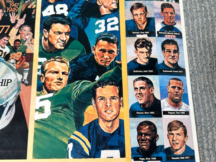 100 Years Fighting Irish Notre Dame Football 1887-1987 24 X 35 [Photo 11]