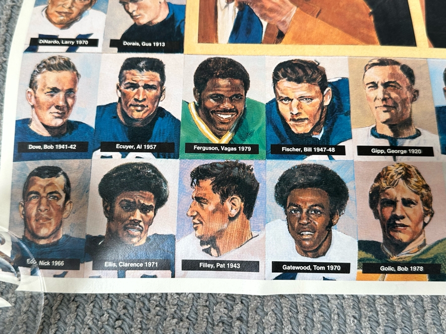 100 Years Fighting Irish Notre Dame Football 1887-1987 24 X 35 [Photo 8]