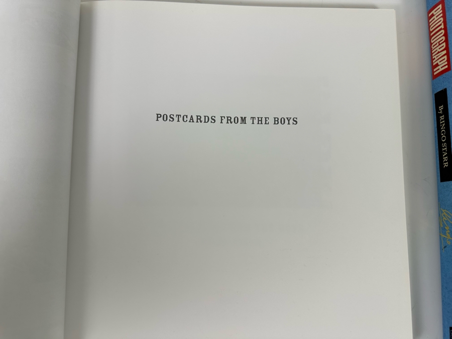Pair Of Ringo Starr Hardcover Books: Postcards From The Boys And Photograph By Ringo Starr [Photo 7]