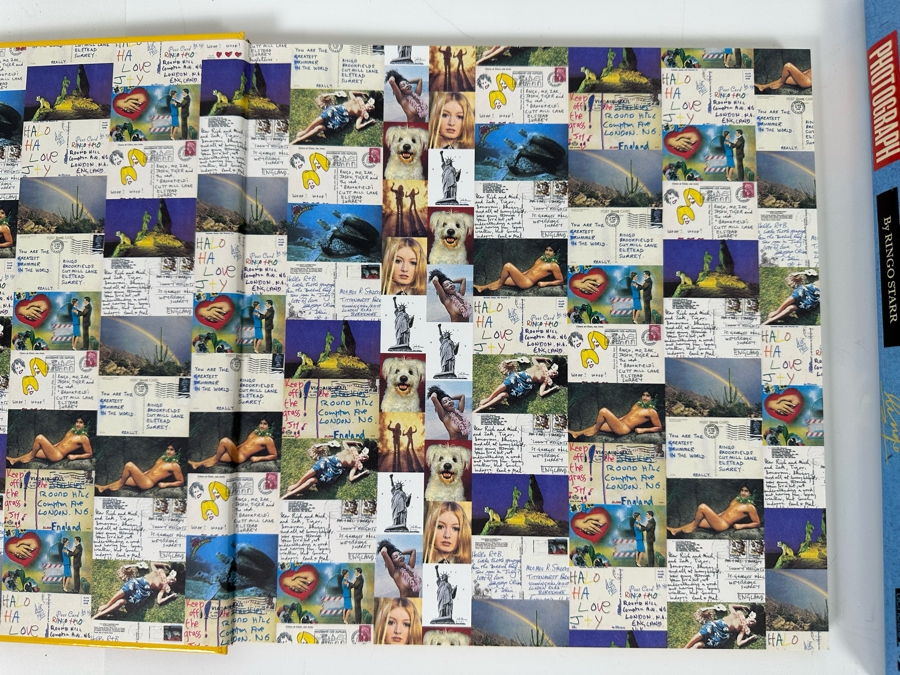 Pair Of Ringo Starr Hardcover Books: Postcards From The Boys And Photograph By Ringo Starr [Photo 6]