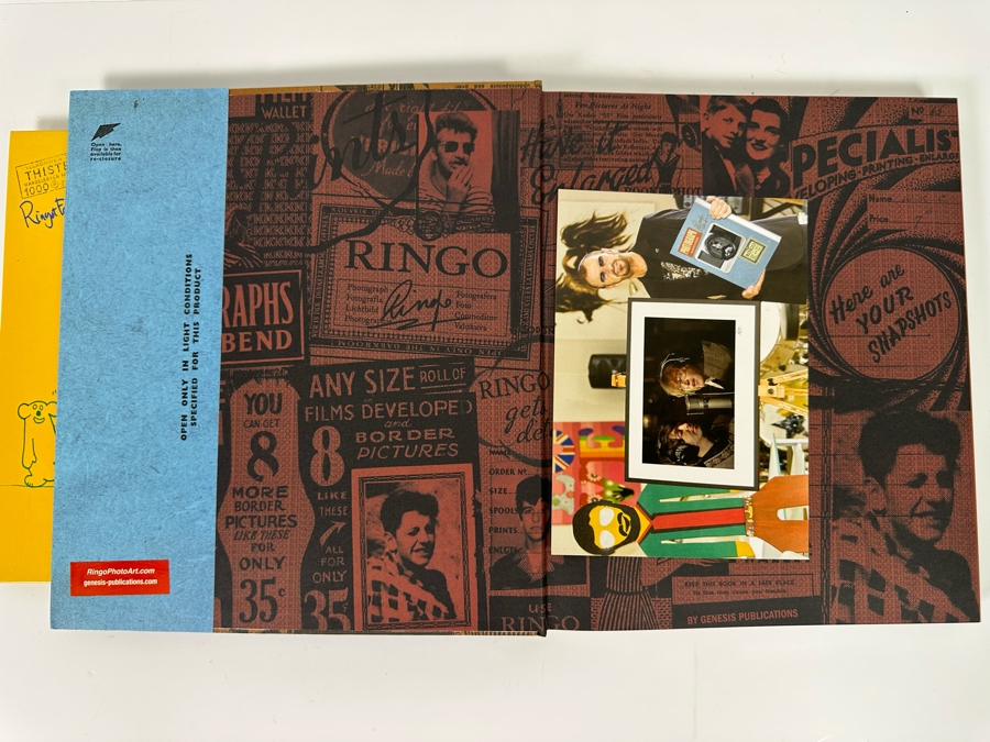 Pair Of Ringo Starr Hardcover Books: Postcards From The Boys And Photograph By Ringo Starr [Photo 16]