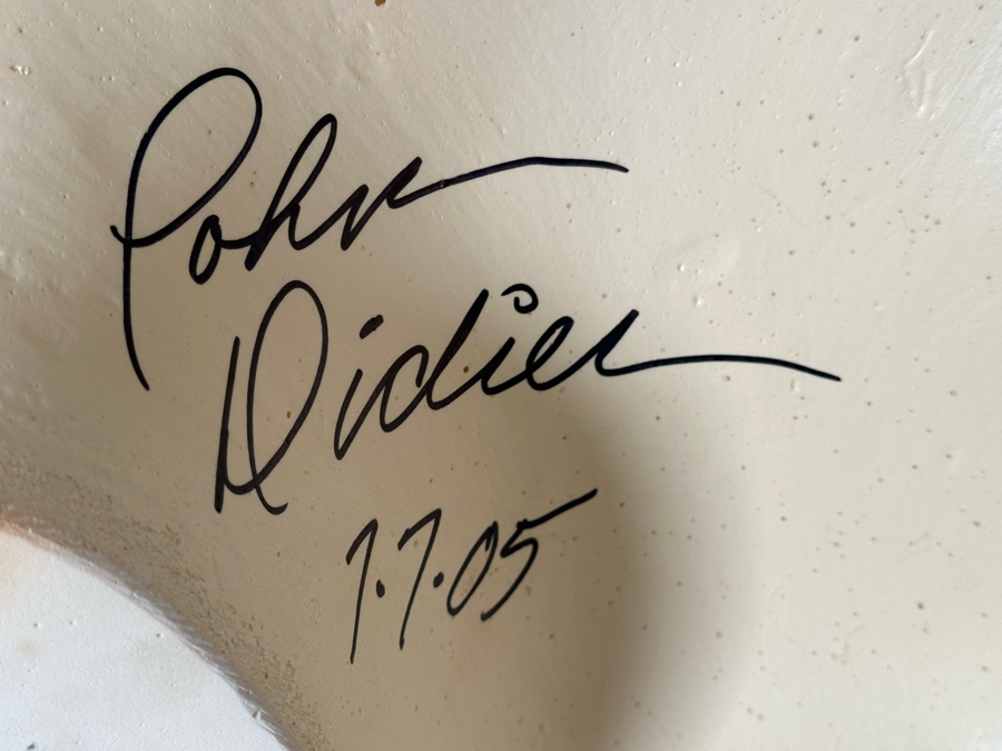 Stunning Signed John Didier Small Green Sea Turtle With Etched Rippled Glass Around Fins Coffee Table 46W X 46D X 15H Retails $2,150 [Photo 3]