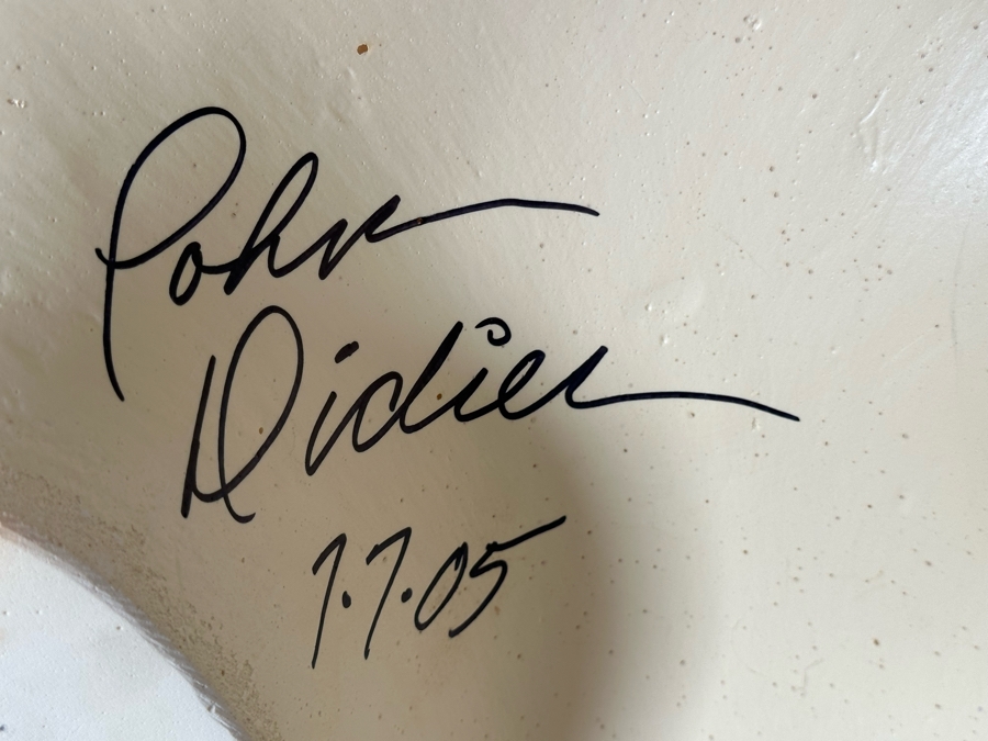 Stunning Signed John Didier Small Green Sea Turtle With Etched Rippled Glass Around Fins Coffee Table 46W X 46D X 15H Retails $2,150 [Photo 23]