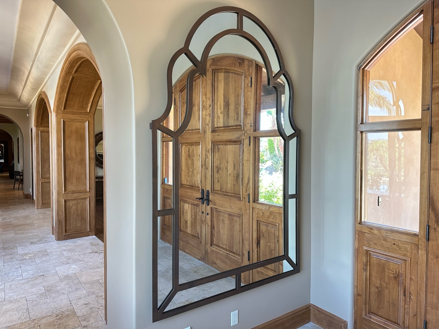 Large Metal Full Length Entry Way Mirror 7'6'H X 5'W [Photo 6]