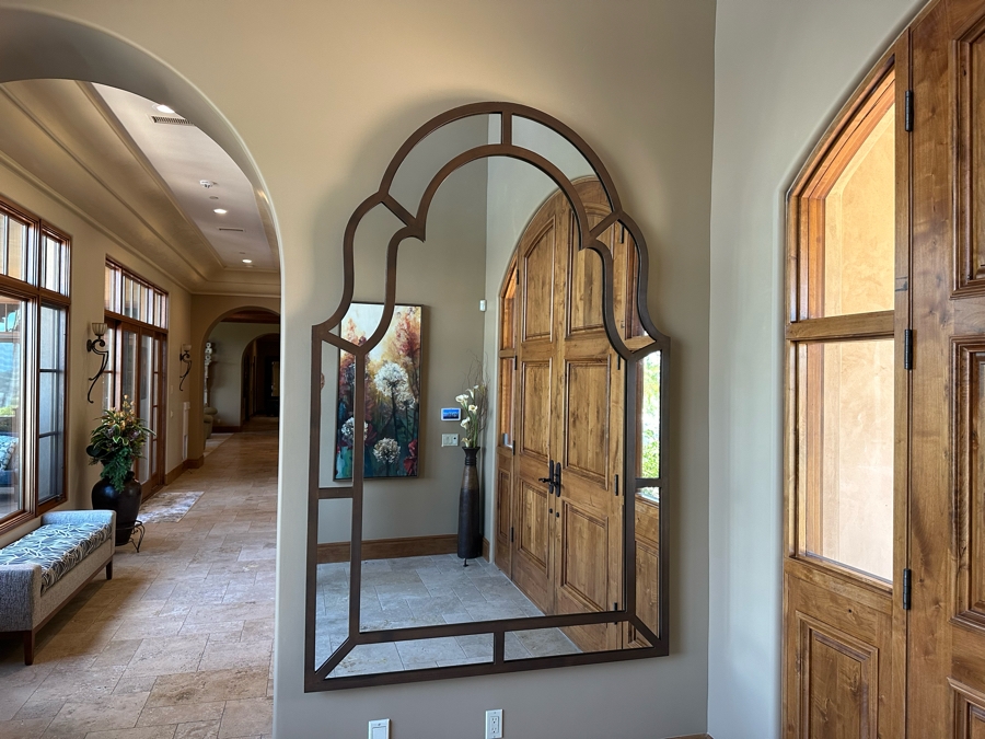 Large Metal Full Length Entry Way Mirror 7'6'H X 5'W [Photo 2]