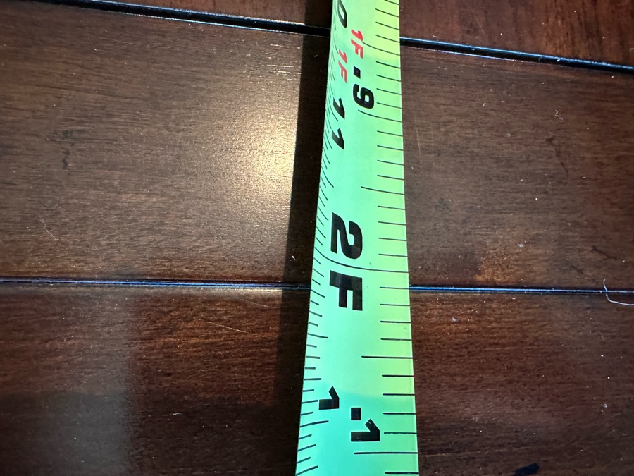 Wooden Trestle Table With One Leaf - Use As Dining Table / Conference Table / Desk 8'4'W (With Leaf) X 3'9'D (Leaf Is 1'10') [Photo 11]