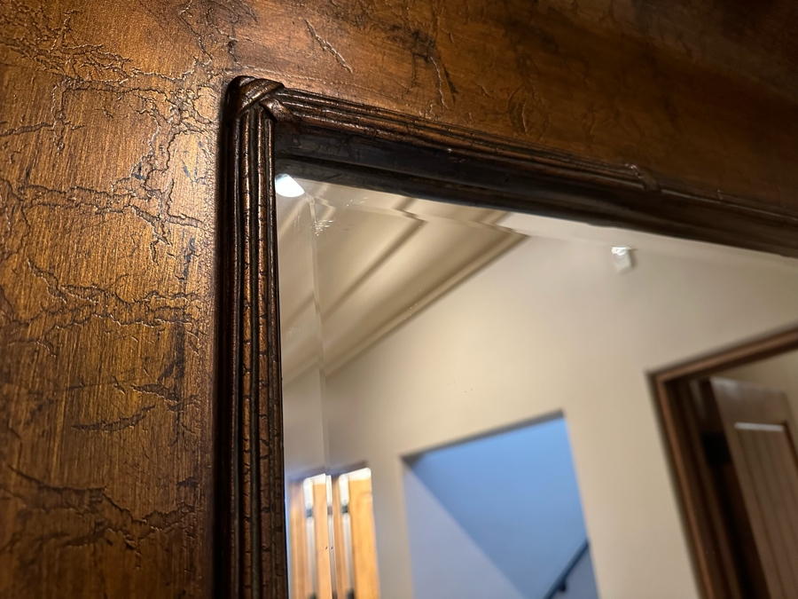 Stunning Large Beveled Glass Full Length Wall Mirror 6'8'H X 4'11'W [Photo 7]