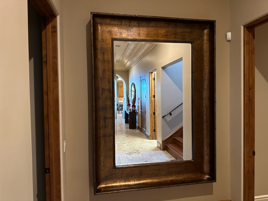 Stunning Large Beveled Glass Full Length Wall Mirror 6'8'H X 4'11'W [Photo 3]