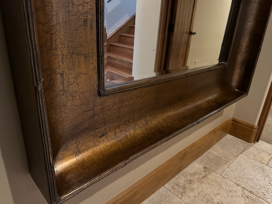 Stunning Large Beveled Glass Full Length Wall Mirror 6'8'H X 4'11'W [Photo 5]