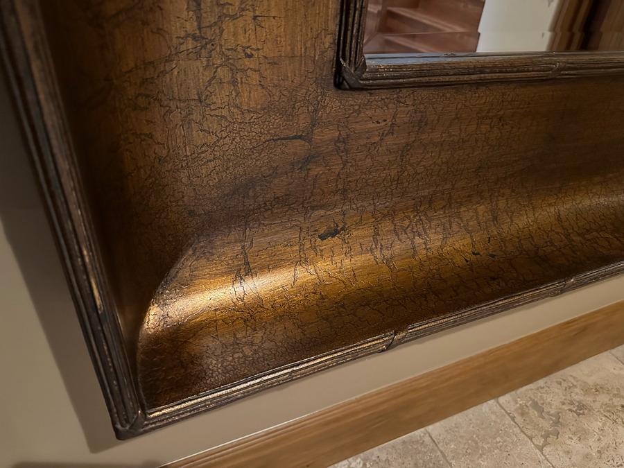 Stunning Large Beveled Glass Full Length Wall Mirror 6'8'H X 4'11'W [Photo 10]