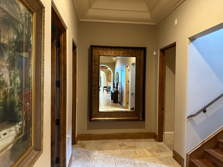 Stunning Large Beveled Glass Full Length Wall Mirror 6'8'H X 4'11'W [Photo 4]