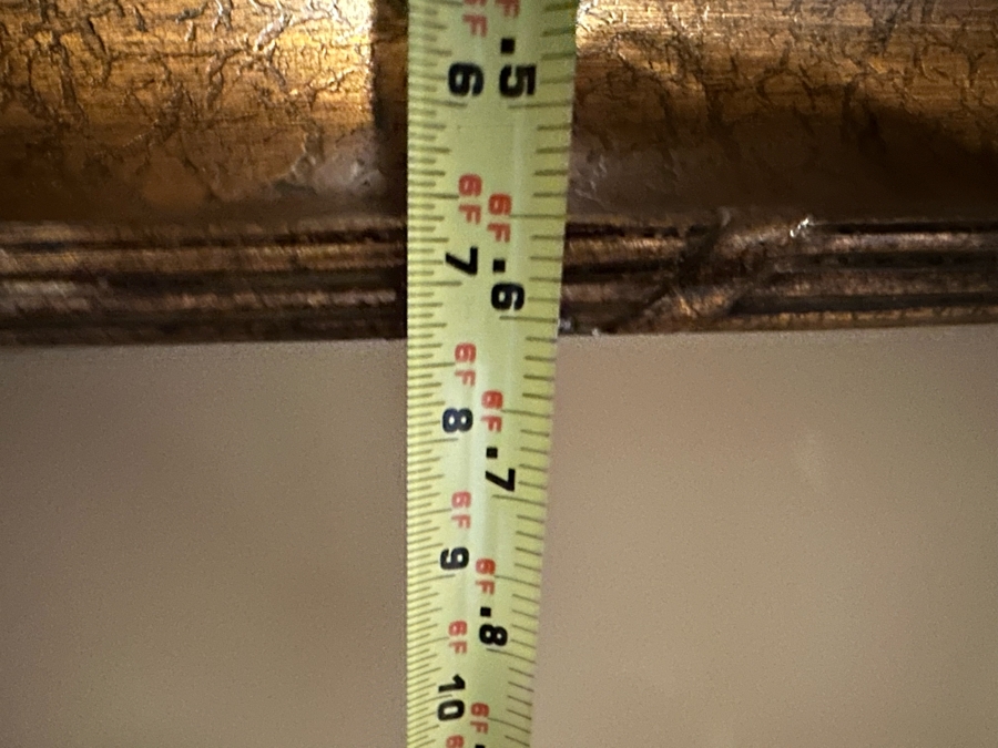 Stunning Large Beveled Glass Full Length Wall Mirror 6'8'H X 4'11'W [Photo 9]