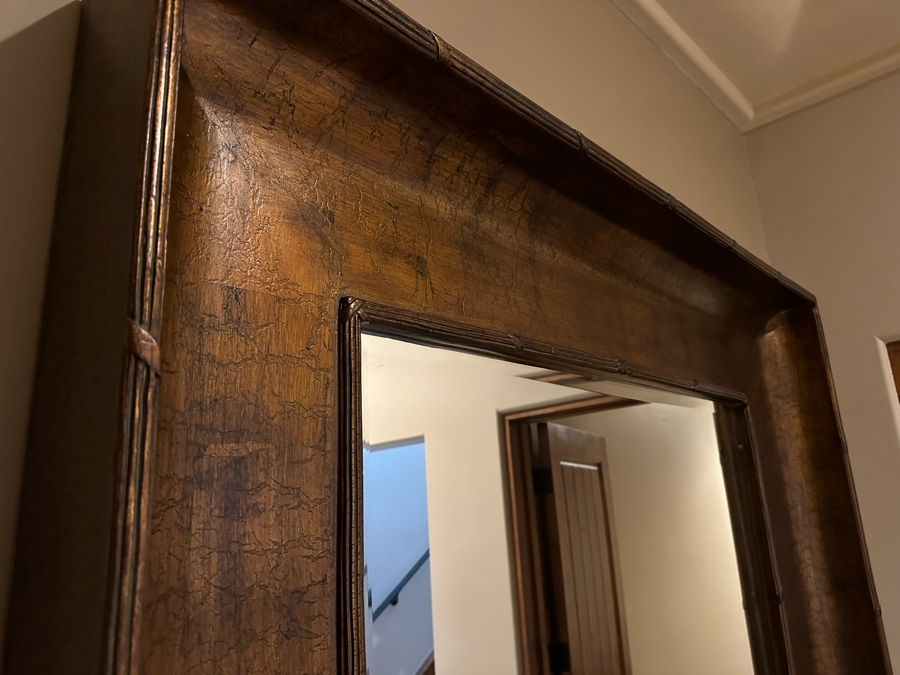 Stunning Large Beveled Glass Full Length Wall Mirror 6'8'H X 4'11'W [Photo 6]