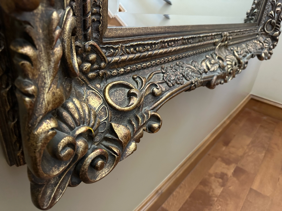Large Formal Beveled Glass Full Length Wall Mirror 7'4'H X 5'4'W [Photo 5]