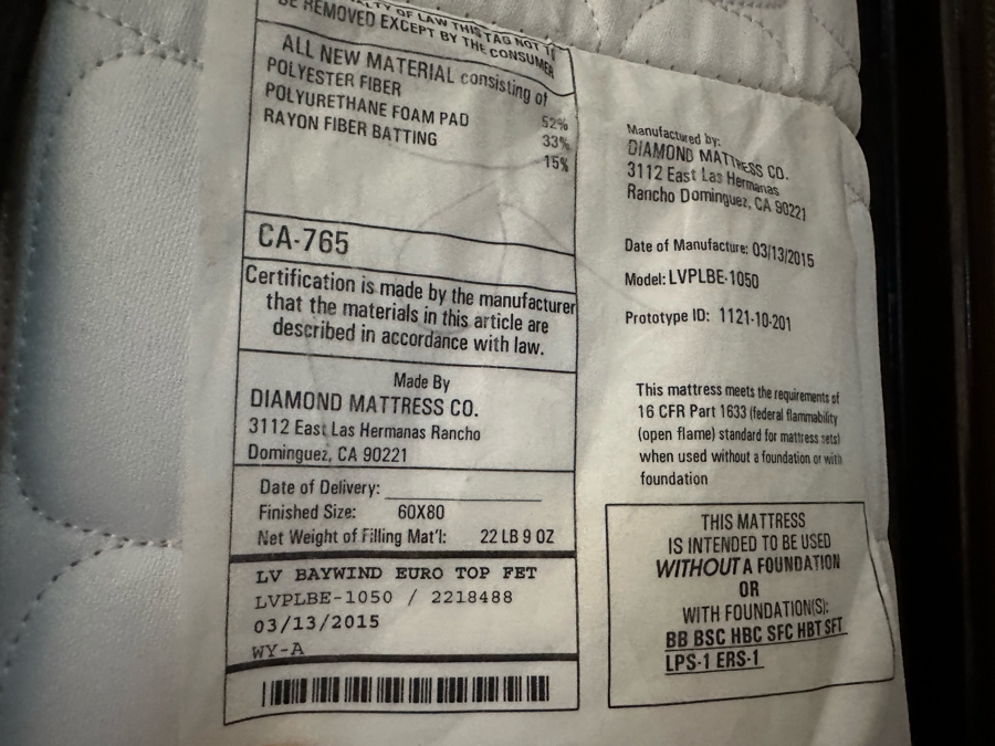 Wooden Queen Size Bed With Upholstered Headboard And Footboard (Mattress/Box Spring Not Included) [Photo 6]