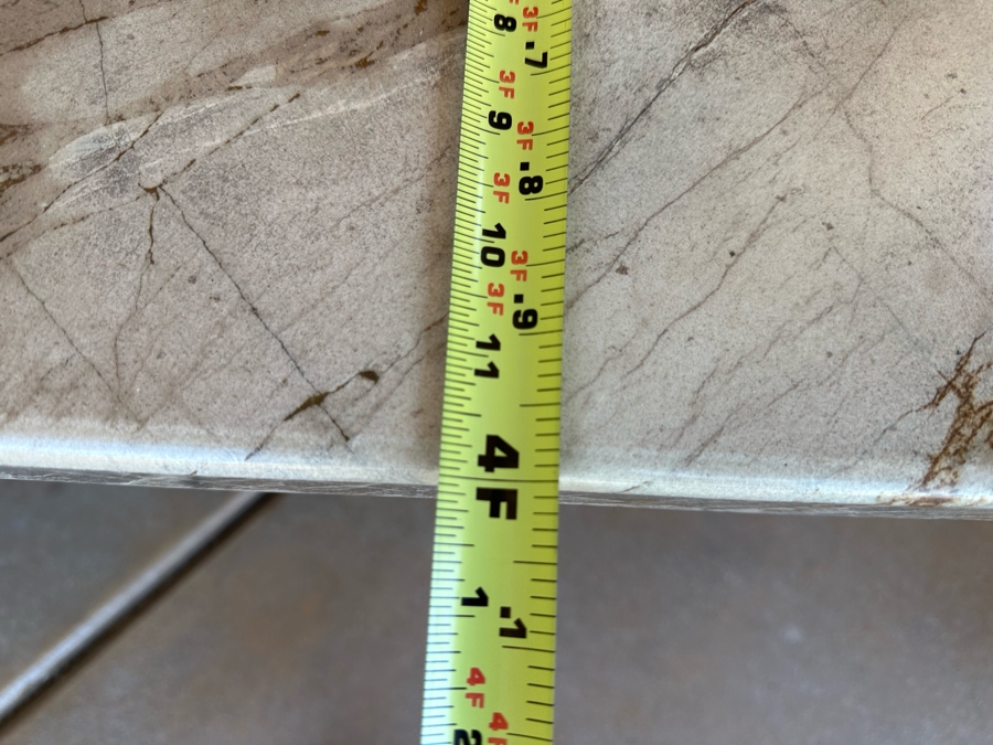 Outdoor Patio Furniture Set Includes Sofa 7'9'W X 3'6'D X 3'2'H With Pair Of Marble Top Side Tables 2'W X 2'D X 1'10H And Marble Top Coffee Table 4'W X 2'6'D X 1'8'H [Photo 17]