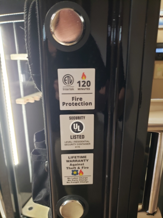 AMSEC American Security BF Series Gun Safe Model BF6030 2'6'W X 2'2'D X 4'11.5' Heavy - Retails $4,835 [Photo 14]