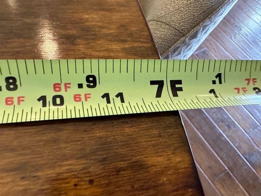 Large 7' Round Wooden Pedestal Dining Table By Artifacts International With Eight Upholstered Modern Dining Chairs [CR] [Photo 14]