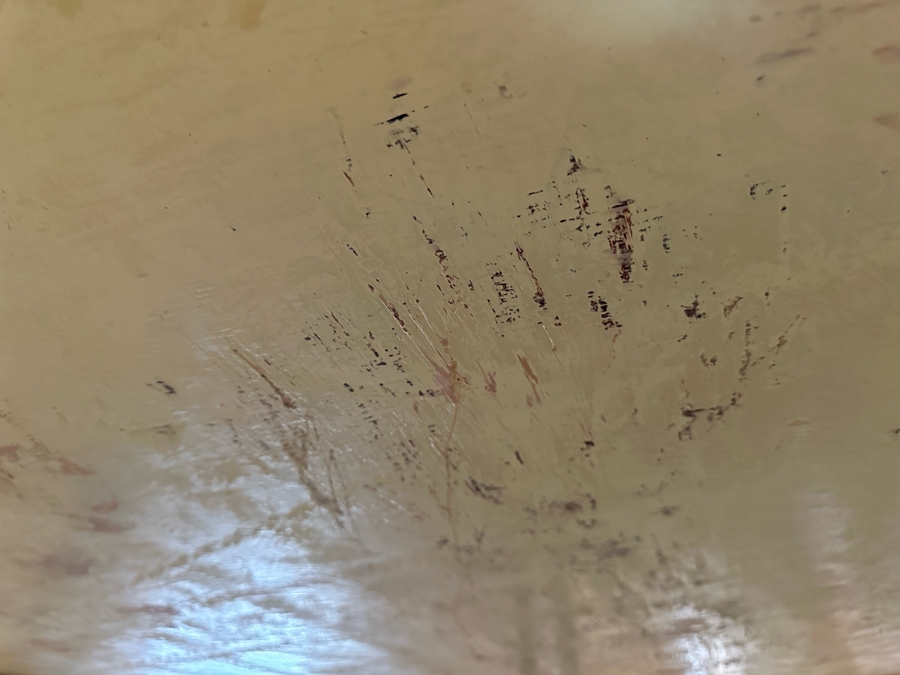 Stunning Sculptural Bronze Base Coffee Table With Round Marble Top Very Heavy 4'9.5'R X 1'7'H [CR] [Photo 10]