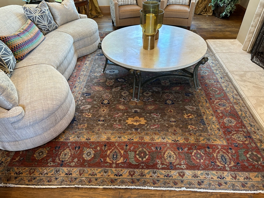 Tufenkian Tibetan Armenian Wool Area Rug 8'10' X 12'2' [CR] [Photo 3]