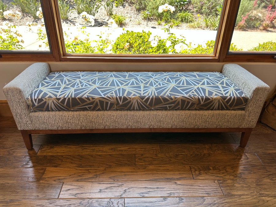 Upholstered Modern Bench 6'W X 1'9'D X 1'11'H [CR] [Photo 4]