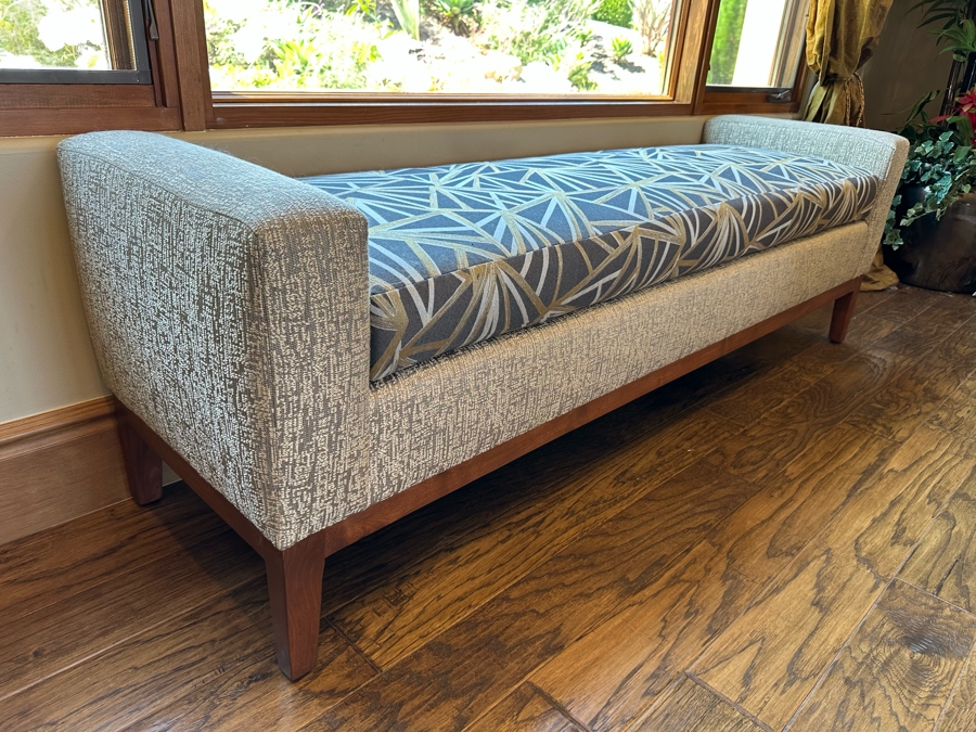 Upholstered Modern Bench 6'W X 1'9'D X 1'11'H [CR] [Photo 5]
