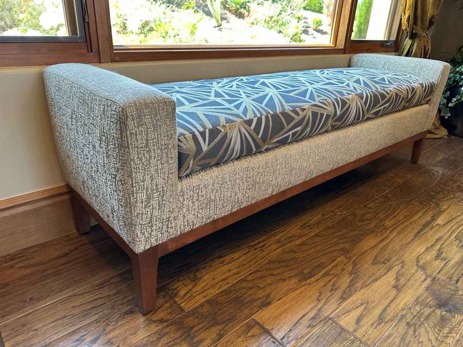 Upholstered Modern Bench 6'W X 1'9'D X 1'11'H [CR] [Photo 2]